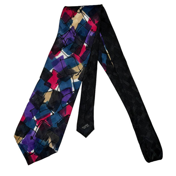 Robert Daskal Men’s 100% Silk Tie. Hand painted. NWOT Made in U.S.A - Picture 14 of 14